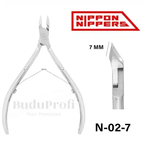 Nippon Nippers Alicates, Serie 2, 7 mm, Doble muelle, N-02-7