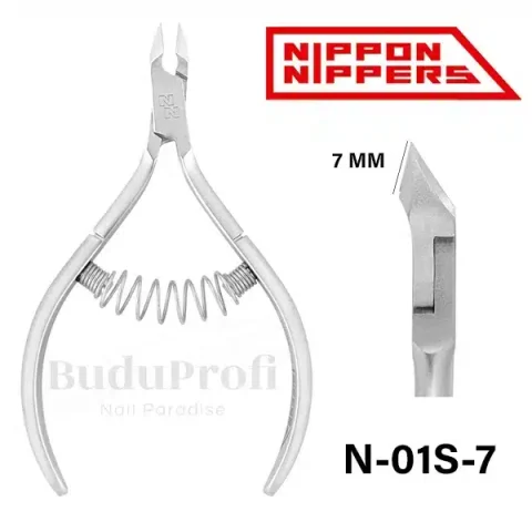 Nippon Nippers Alicates, Serie 1,7 mm, Muelle Espiral, N-01S-7