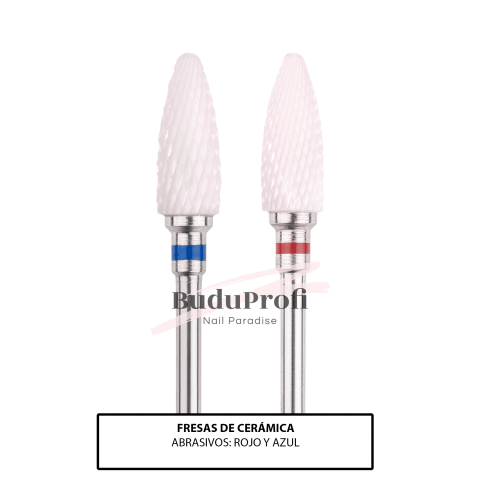 Fresa de Ceramica Cono Maiz sin Punta.