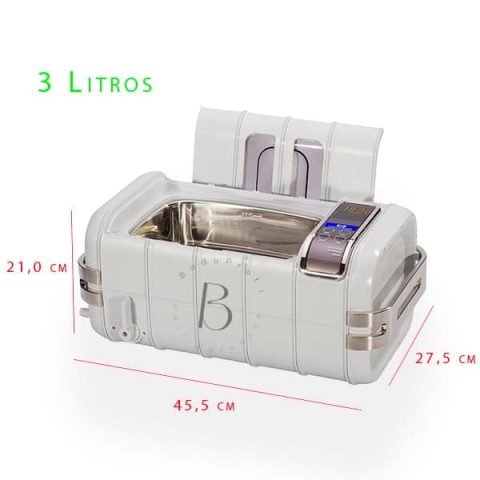 Cuba Ultrasonido. 3 Litros. Con Pantalla y Descarga con tubo, CD-4831