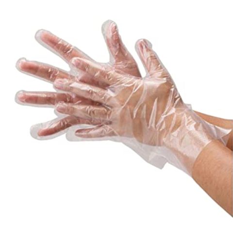 Guantes de Polietileno, 100 unidades, De un solo uso