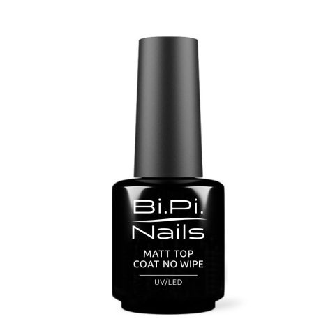 Bi.Pi. Nails, Matt Top Coat No Wipe UV&LED, 15 ml