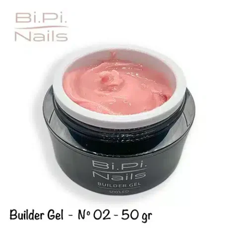 Bi.Pi. Nails, Builder Gel, 50 gramos, Beige