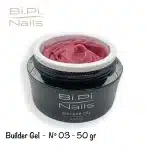 Bi.Pi. Nails, Builder Gel, 50 gramos, Light Granate
