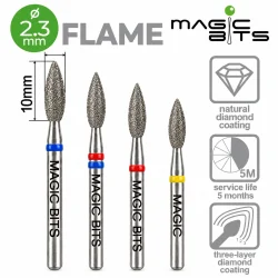 Biotech Fresa Diamante Llama Con Punta 2.3 mm
