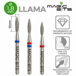 Biotech Fresa Diamante Llama Con Punta 1.8 mm