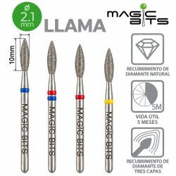 Biotech Fresa Diamante Llama Con Punta 2.1 mm