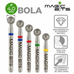 Biotech Fresa Diamante Bola 4.0 mm