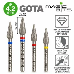 Biotech Fresa Diamante Gota Pedicura 4.2 mm