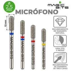 Biotech Fresa Diamante Micrófono 2.5 mm