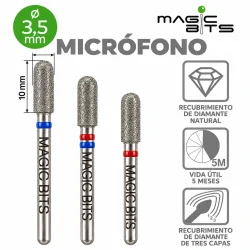 Biotech Fresa Diamante Micrófono 3.5 mm