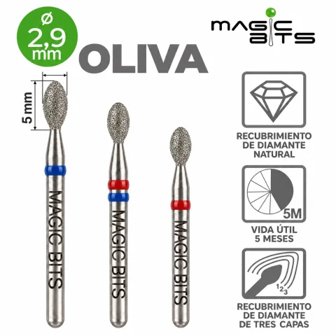 Biotech Fresa Diamante Oliva 2.9 mm