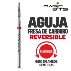 Fresa Carburo MagicBits Aguja Microcorrecciones Uña.