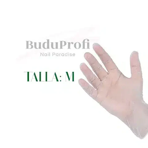 Guantes de Vinilo sin Polvo, 100 unidades, Talla M