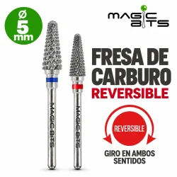Fresa Carburo MagicBits Cono Reversible 5.0 mm
