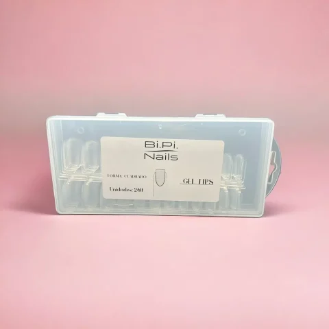 Gel Tips, Forma Cuadrado-Redondeado