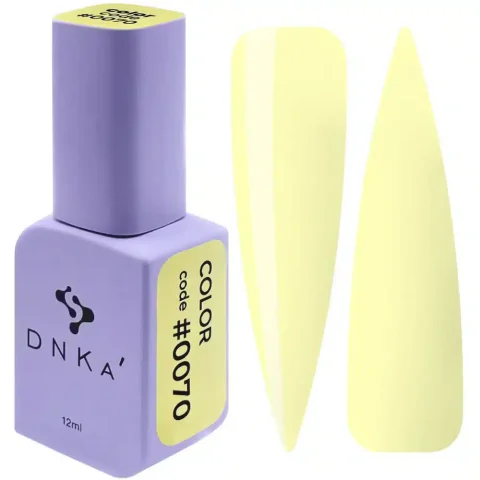 Color Gel Polish "DNKa" , 12ml , #0070