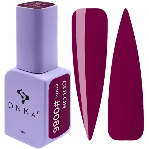 Color Gel Polish "DNKa" , 12ml , #0086