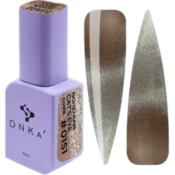 Color Gel Polish "DNKa" , 12ml , #0151 Bohemian Cat Eye