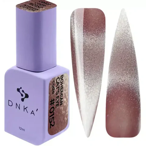 Color Gel Polish "DNKa" , 12ml , #0019 Bohemian Cat Eye