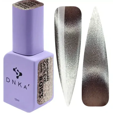Color Gel Polish "DNKa" , 12ml , #0153 Bohemian Cat Eye