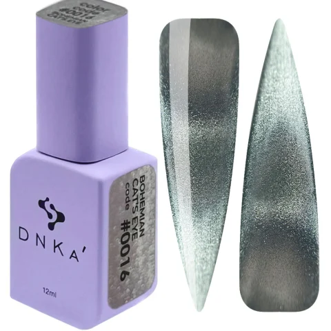 Color Gel Polish "DNKa" , 12ml , #0016 Bohemian Cat Eye