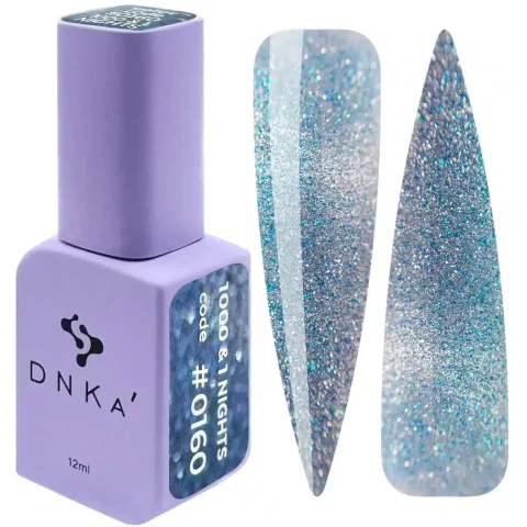 Color Gel Polish "DNKa" , 12ml , #0160 Cat Eye