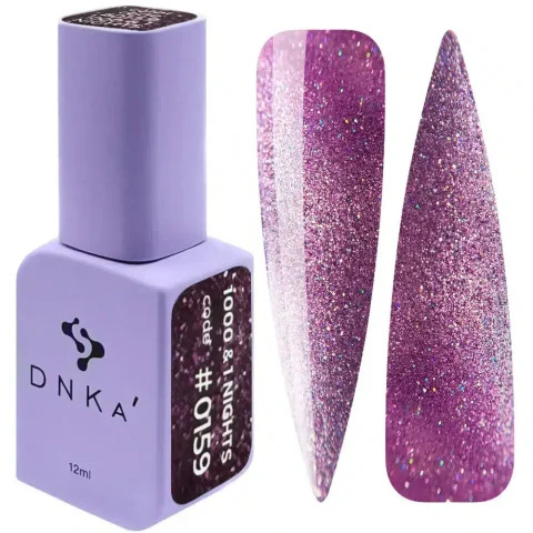 Color Gel Polish "DNKa" , 12ml , #0159 Cat Eye