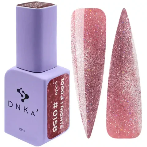 Color Gel Polish "DNKa" , 12ml , #0158 Cat Eye