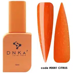 Rubber Base French "DNKa" (cover) , 12ml , #0081/Citrus