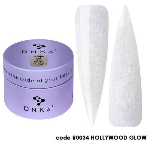 Builder Gel "DNKa" , 30ml #0034 HOLLYWOOD GLOW