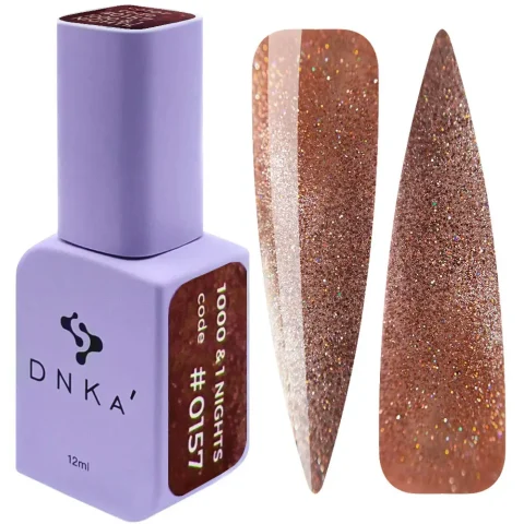 Color Gel Polish "DNKa" , 12ml , #0157 Cat Eye