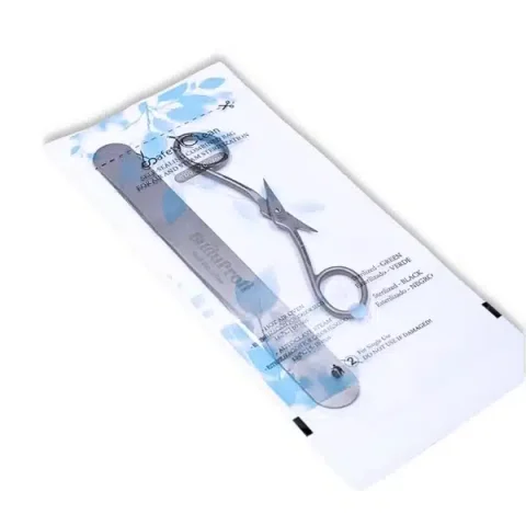 Bolsas de Esterilización 100 x 200, Azules Combinadas - Transparentes.  Doble Indicador, 100 uds.