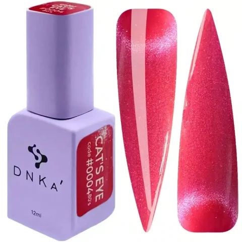 Color Gel Polish "DNKa" , 80`s Cat Eye #0004