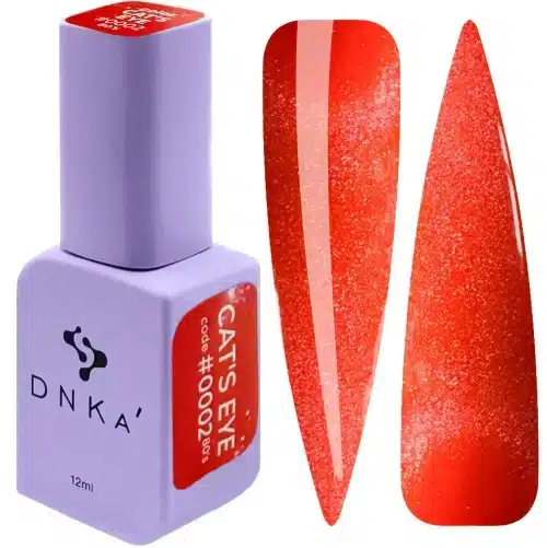 Color Gel Polish "DNKa" , 80`s Cat Eye #0002