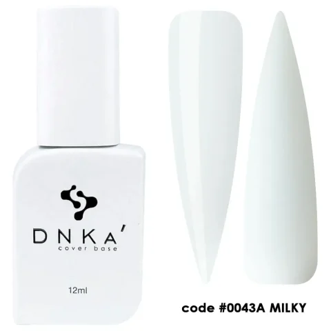 Rubber Base French "DNKa" (cover) , 12ml , #0043A Milky