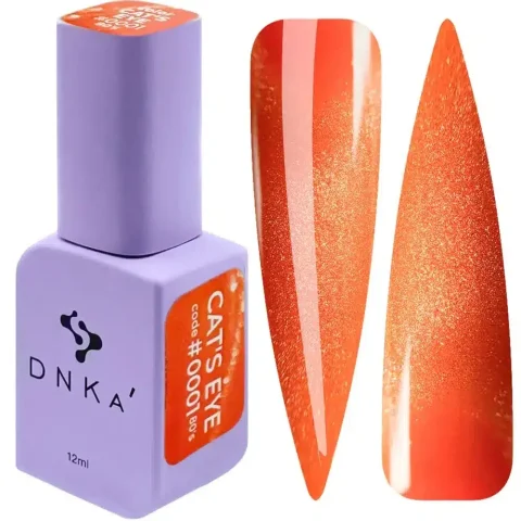 Color Gel Polish "DNKa" , 80`s Cat Eye #0001