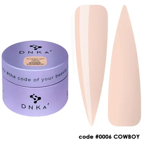 Builder Gel Light "DNKa", 30ml  #0006 Cowboy