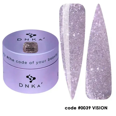 Builder Gel "DNKa" , 30ml #0039 VISION