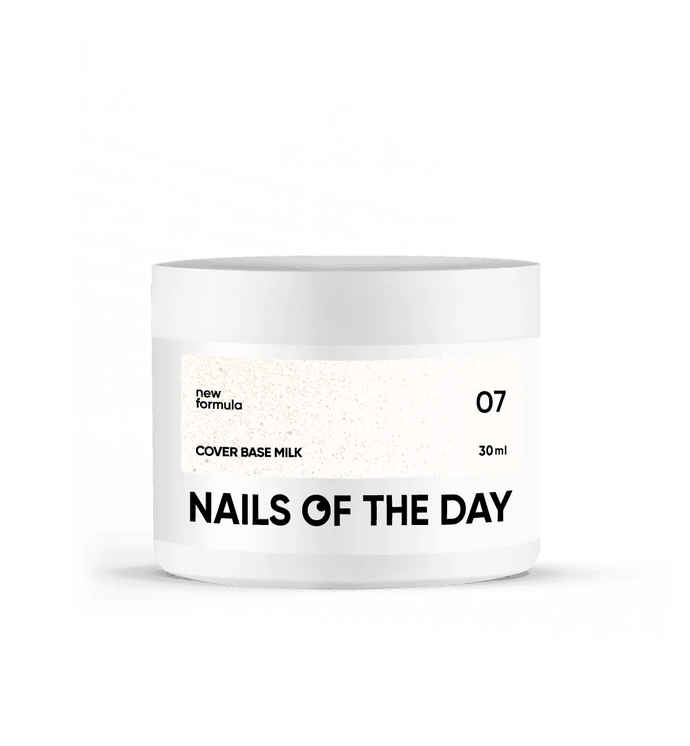 Nailsoftheday Cover base NEW Formula milk 07 (30ml)