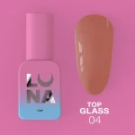 Top Glass Nº4, Luna Moon, 13 ml, para gel polish