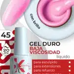 Gel duro BSG Konfithur baja viscosidad en frasco #45, 20 ml