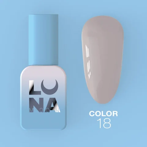 Color Nº18 gel polish, Luna Moon, 8 ml