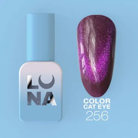 Color Cat Eye Nº256 gel polish, Luna Moon, 8 ml