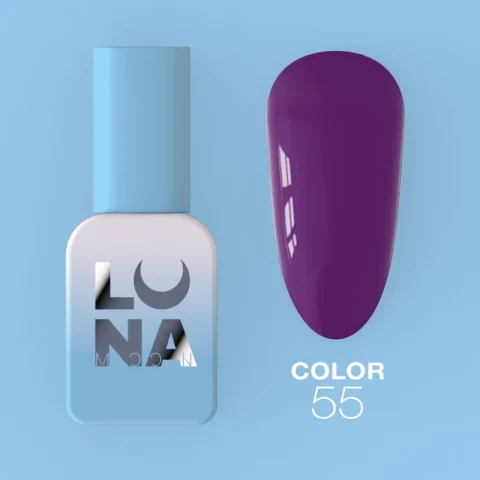 Color Nº55 gel polish, Luna Moon, 8 ml