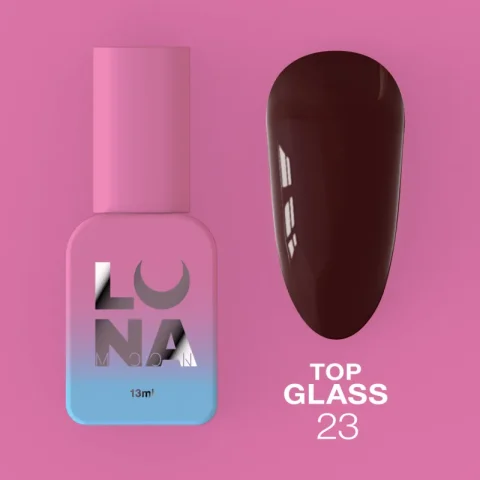 Top Glass Nº23, Luna Moon, 13 ml, para gel polish