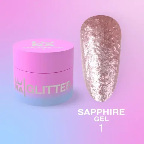 Sapphire Gel Nº1, Luna Moon, 5 ml