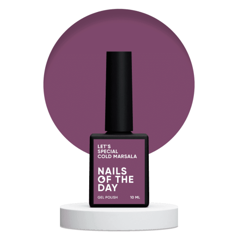 NAILSOFTHEDAY Let's special Cold Marsala 377