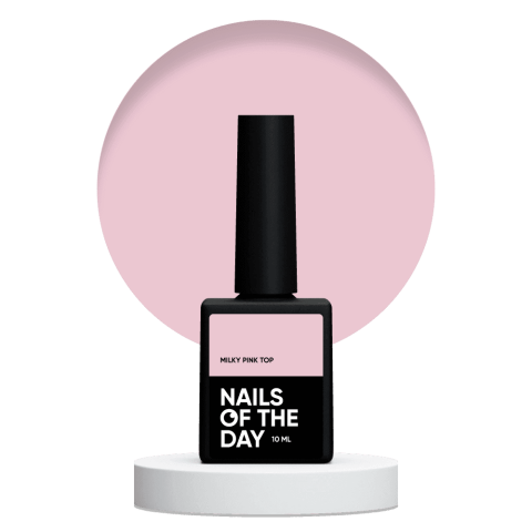 NAILSOFTHEDAY Milky pink top