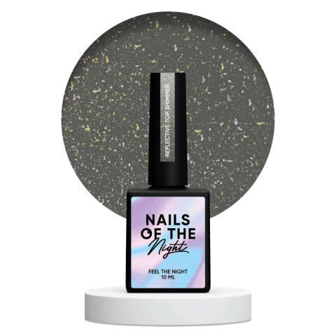 NAILSOFTHENIGHT Reflective top Holographic